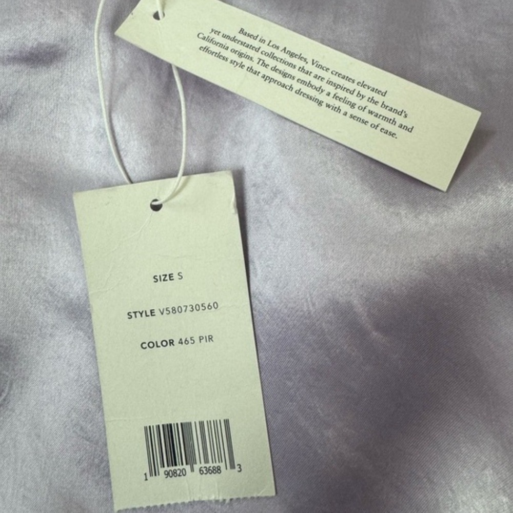 NWOT Vince LILAC Satin Slip Skirt - Picture 3 of 4